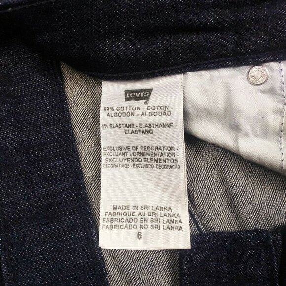 Levis Demi Curve Classic Boot Cut Womens Jeans Size 6/28 (28x22) EUC - Picture 9 of 9